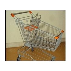 Mesh 90 Ltrs Stainless Steel Shopping Trolley