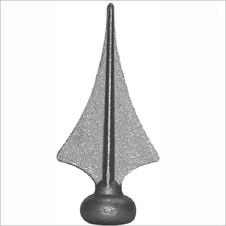 Drop Forged Railhead - Forged Steel, Varied Dimensions, Gray | Durable, Weather Resistant, Powder Coated Finish, Screw-In Installation