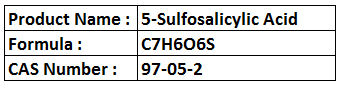 5-Sulfosalicylic Acid - White Crystalline Powder