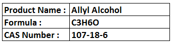 Allyl Alcohol - Clear Liquid, Boiling Point 97Â°C, CAS 107-18-6 | Versatile Raw Material for Glycerol, Flame-Resistant Materials, Drying Oils, Plasticizers