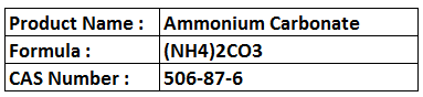 Ammonium Carbonate