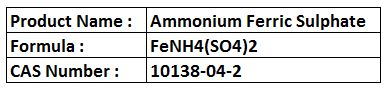 Ammonium Ferric Sulphate