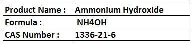 Ammonium Hydroxide