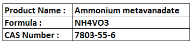Ammonium metavanadate