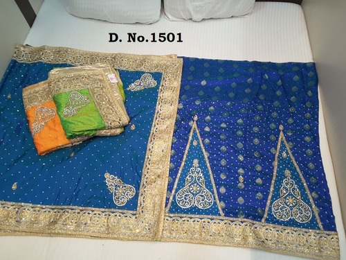 Blue Buy Stone Work Sarees In Mumbai