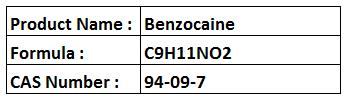 Benzocaine - White Crystalline Powder, 99% Purity | Pain Relief, Numbness, Topical Anesthesia, Non-Toxic