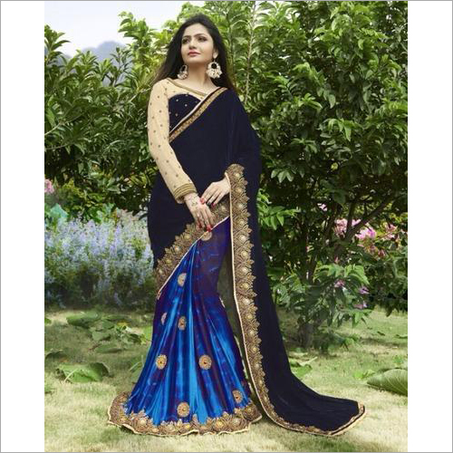 Velvet Saree