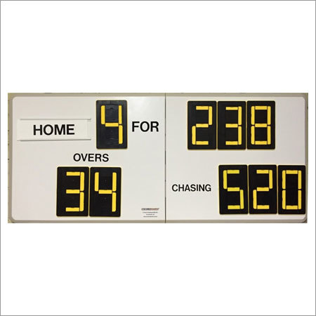 Cricket Self Supporting Scoreboards By MR. SCOREBOARDS PTY. LTD.