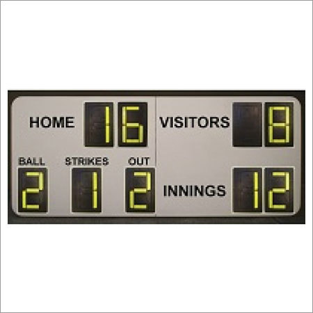 9 Digit Softball Manual Scoreboards
