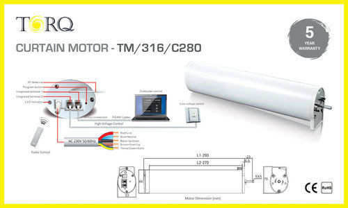 Sliding Panel Curtains Motor