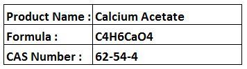 Calcium Acetate - White Powder, 25kg Bag | Food Additive, Stabilizer, Buffer, Sequestrant, Water Soluble