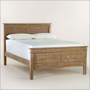 Polished Wooden Bed