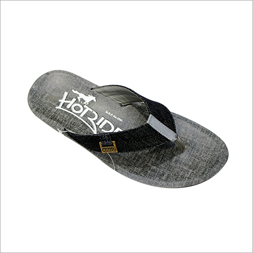 Men's Black Slipper - PVC Material, Size 6-11 | Lightweight, Breathable, Formal Style Flip Flops
