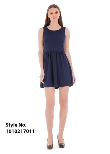 Fit & flared Blue Dress