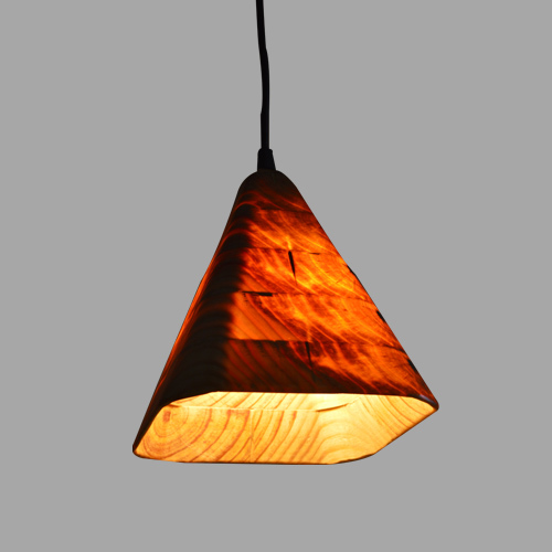 Square Pyramid Hanging Lamp