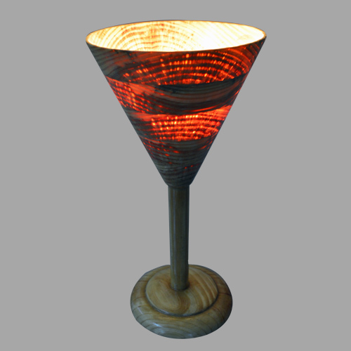 Glass Shape Table Lamp