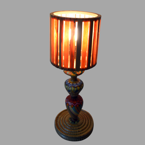 Cylindrical Slitz Table Lamp