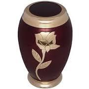 BROWN & GOLDEN BRASS CREMATION URN