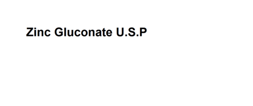 Zinc Gluconate U.S.P