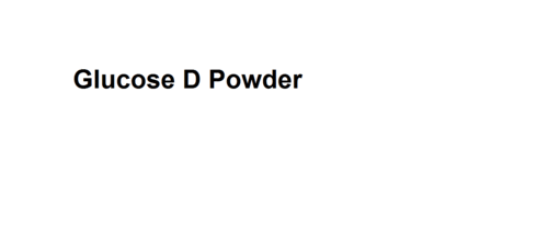 Glucose D Powder