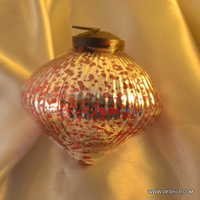 Round Golden Christmas Decoration Ball - Feature: Easy To Install