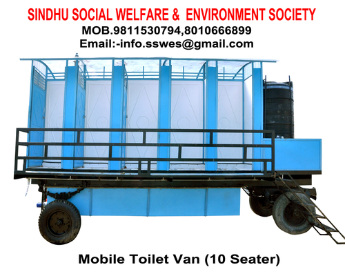 Mobile toilet van 10 seater Mobile toilet van 10 seater
