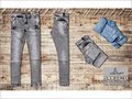 Black And Blue Narrow  Jeans