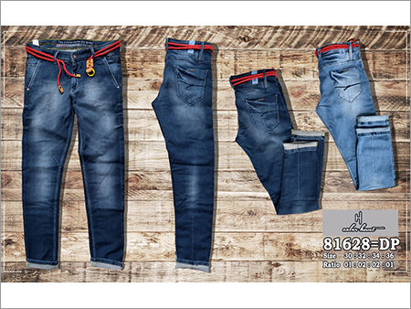 Blue Stretch Denim Jeans