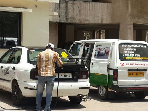Doorstep Car Washer