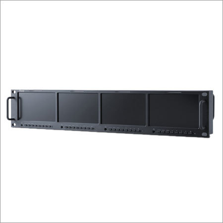4 x 4.8-inch Rackmount HD SDI Monitor