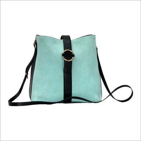 Suede Satchel Bag