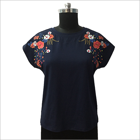 Floral Embroidered Tshirt