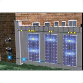 Blue Solar Fencing System