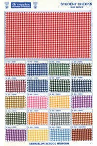 Student Check Uniform Fabric