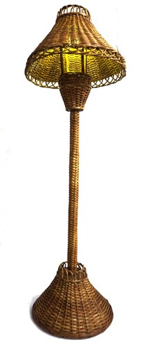 Bamboo Floor LED Lamp