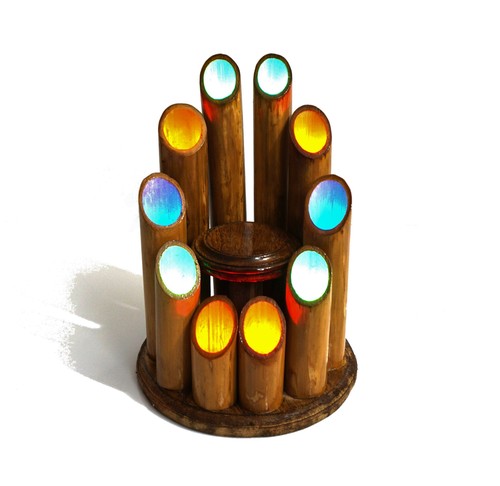 Non Toxic Bamboo 10-Led Lamp