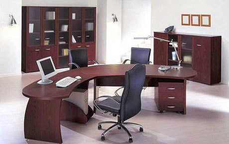 Modular Office Furniture - Wood, Variable Dimensions, Brown | Modular Design, Durable, Space-Saving, Easy Assembly