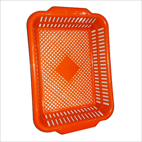 Abs Orange Plastic Basket