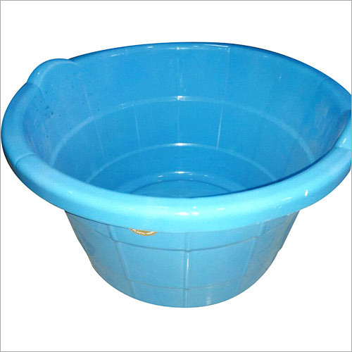 Sky Blue Plastic Tub