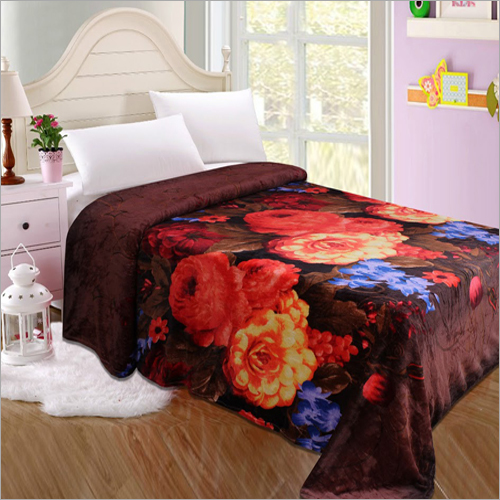 Fannel Blanket - Flannel Fabric, 2413mm Length x 200cm Width, Brown Color | Woven Design, Printed Pattern, Suitable for Adults, Babies, and Children, Ideal for Home and Hotel Use