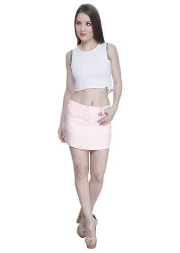 Baby Pink Short Skirt