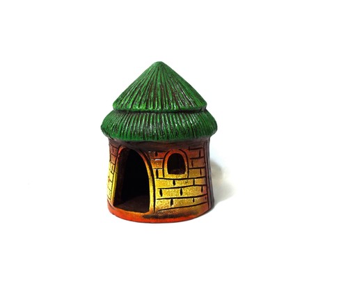 Terracotta Hut Lantern