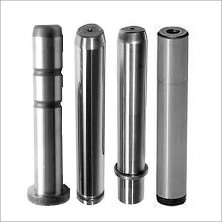 Ejector Leader Pin - Hardened Steel, Heat Resistant with High Tensile Strength and Versatile Design for Injection Moulding