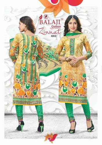Printed Fancy Cotton Suits Balaji Zinnat Vol-1