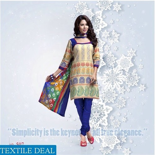 kundan  Cotton Printed Dress Material