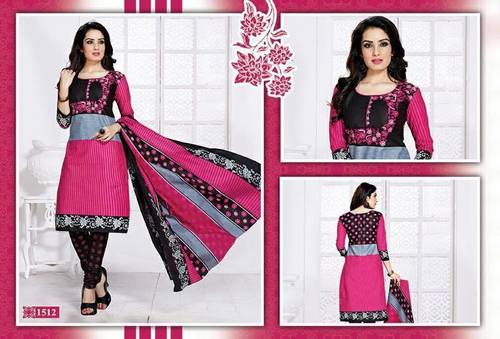 Salwar Kameez - Cotton, 12 Pieces | Vibrant Printed Design, Elegant Finish, Versatile Dressing Choice
