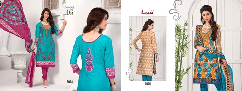 Laado Cotton Printed Dress Material