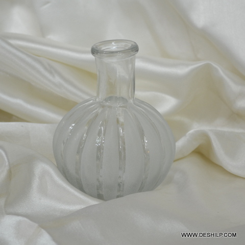 REED DIFFUSER GLASS PERFUME BOTTLE AND DECANTER, DECORATIVE PERFUME BOTTLE