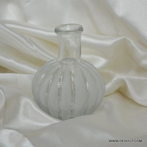 REED DIFFUSER GLASS PERFUME BOTTLE AND DECANTER, DECORATIVE PERFUME BOTTLE