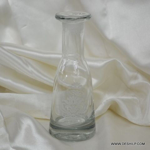Antique Perfume Decanter Glass Hand Blown